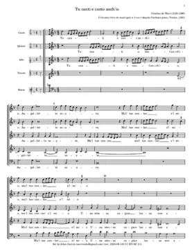 Tu canti e canto anch'io