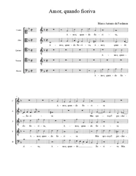 Amor, quando fioriva
