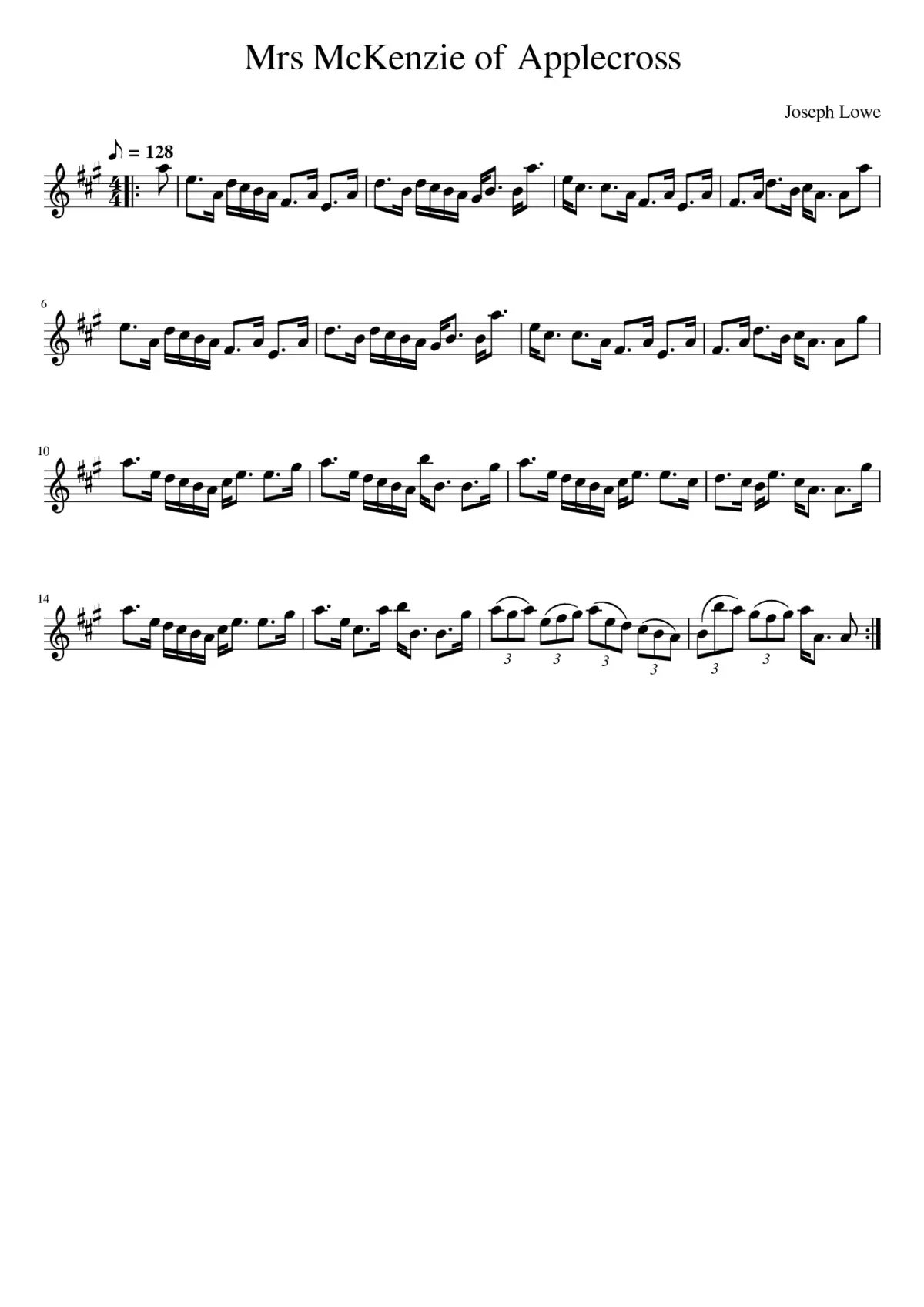 Mrs McKenzie of Applecross - Page 1