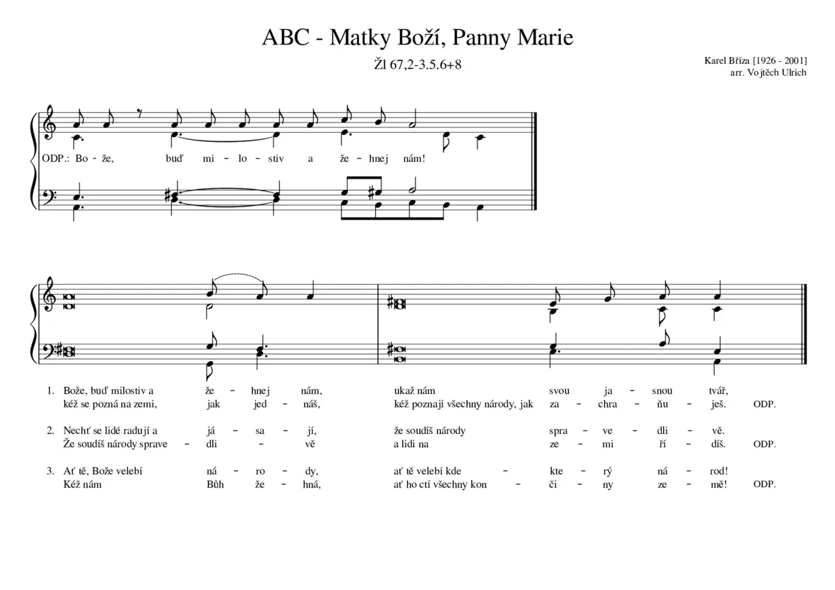 ABC - Matky Boží, Panny Marie - Page 1