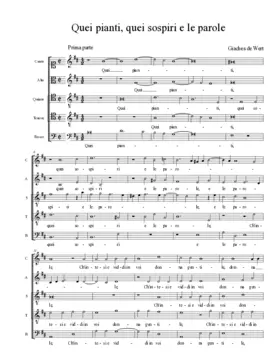 Quei pianti, quei sospiri e le parole