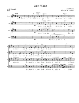 Ave Maria a 4