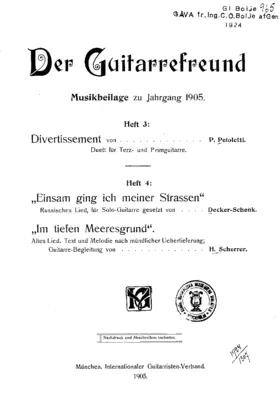 Einsam ging ich meiner Strassen; Russisches Lied