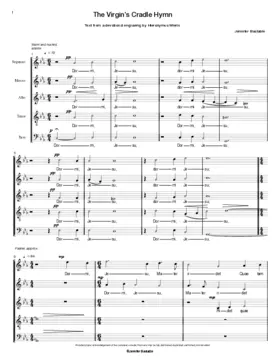 The Virgin's Cradle Hymn