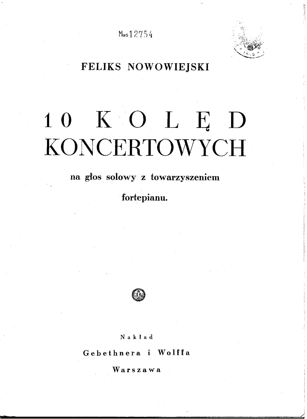 10 Kolęd koncertowych - Page 1