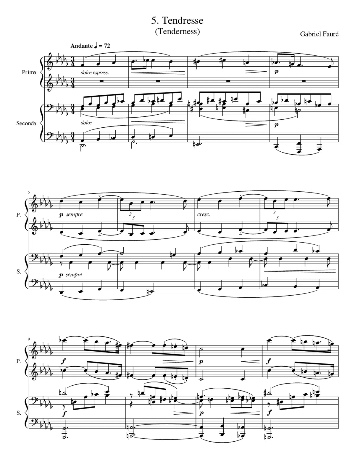 Dolly Suite Op.56 - Page 1