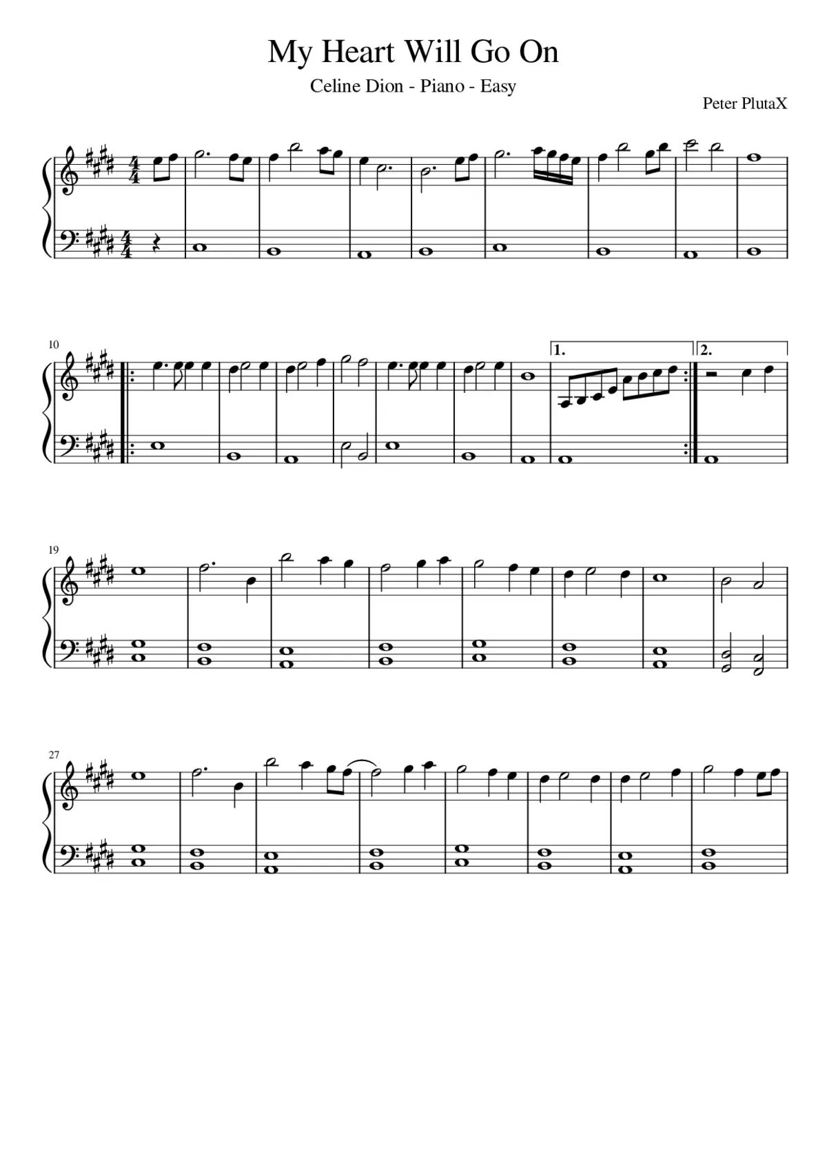 my heart will go on - Page 1