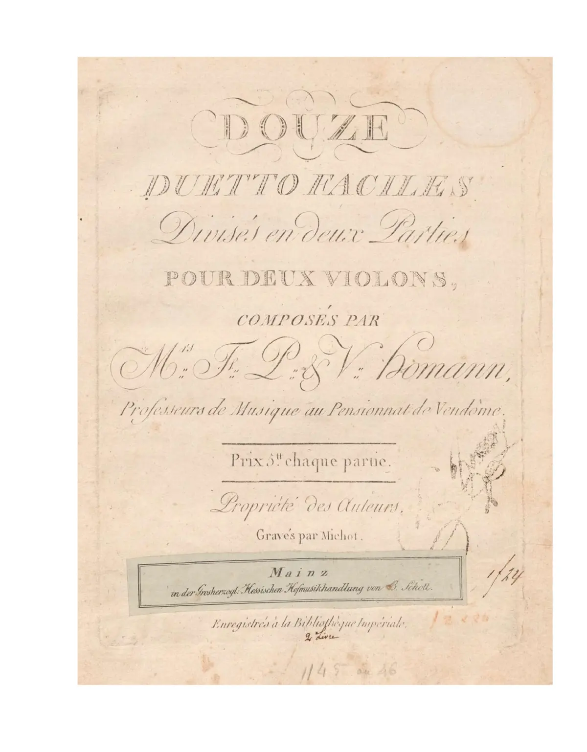 12 Easy Violin Duos - Page 1