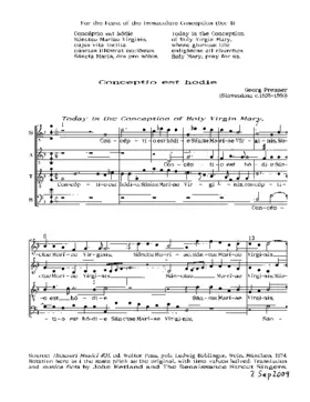 Conceptio est hodie