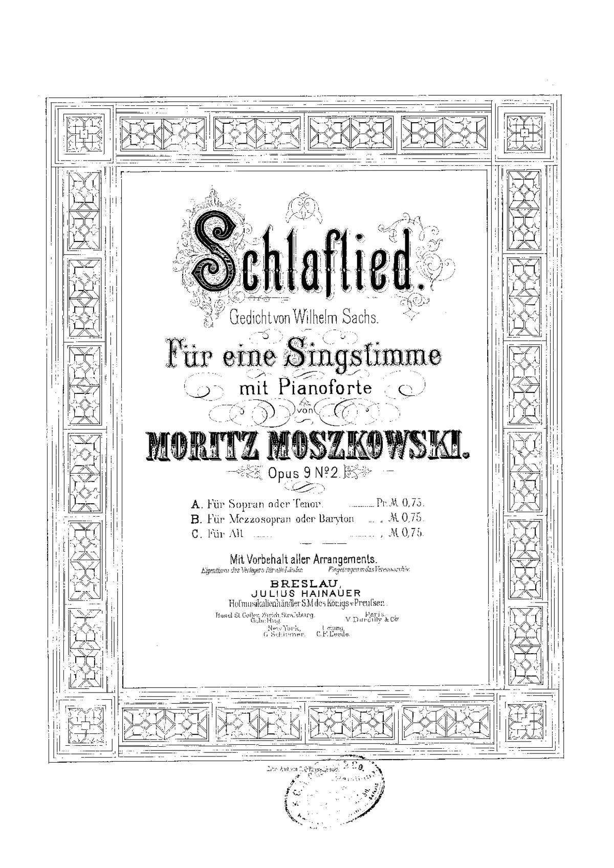2 Lieder - Page 1