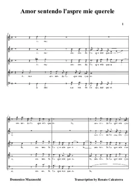 Amor sentendo l'aspre mie querele