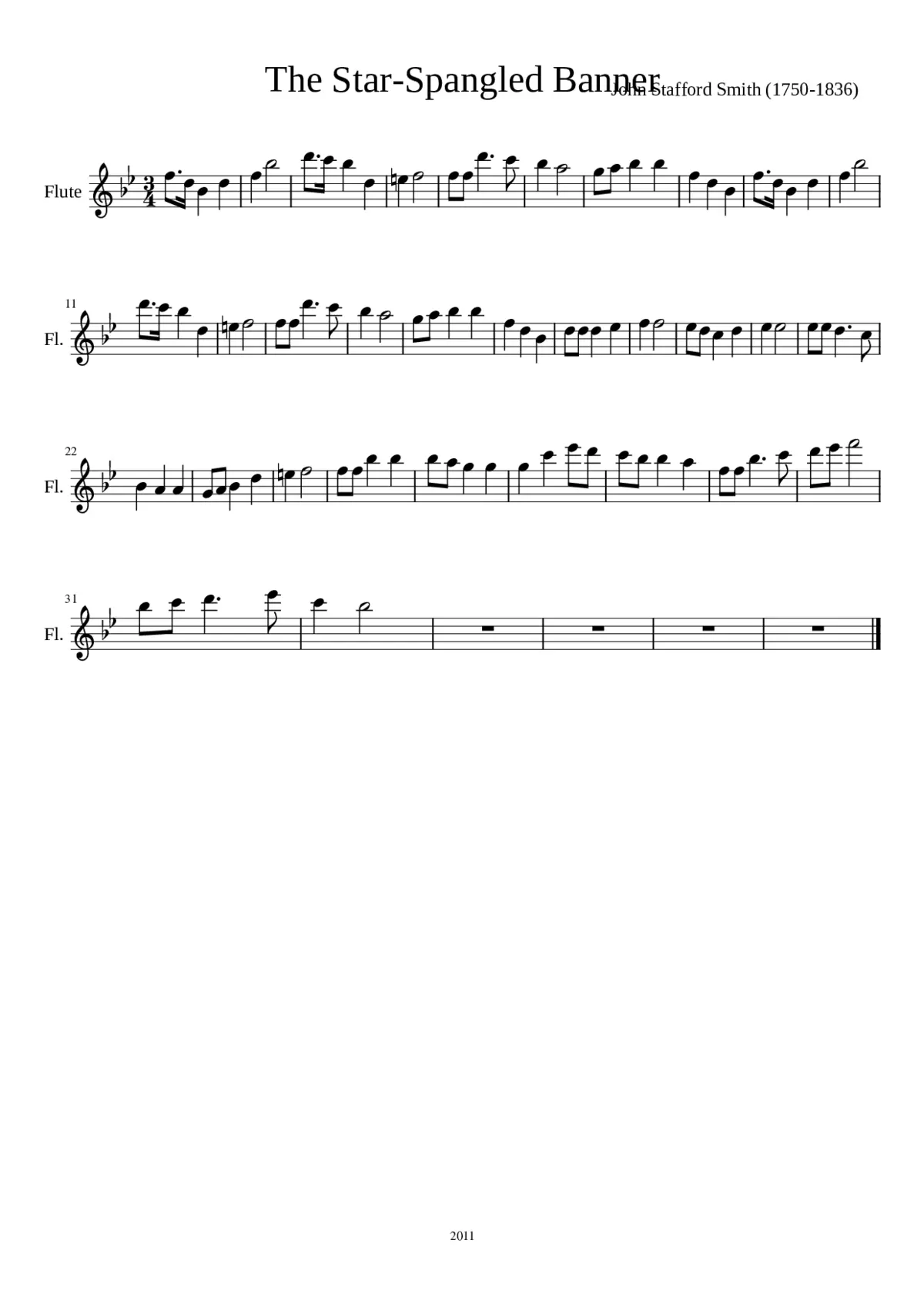 the star-spangled banner - Page 1