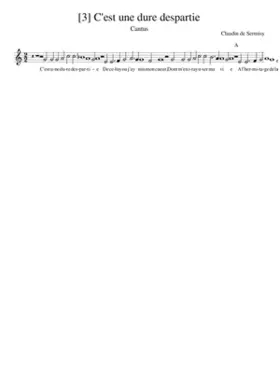 [3] C'est une dure despartie