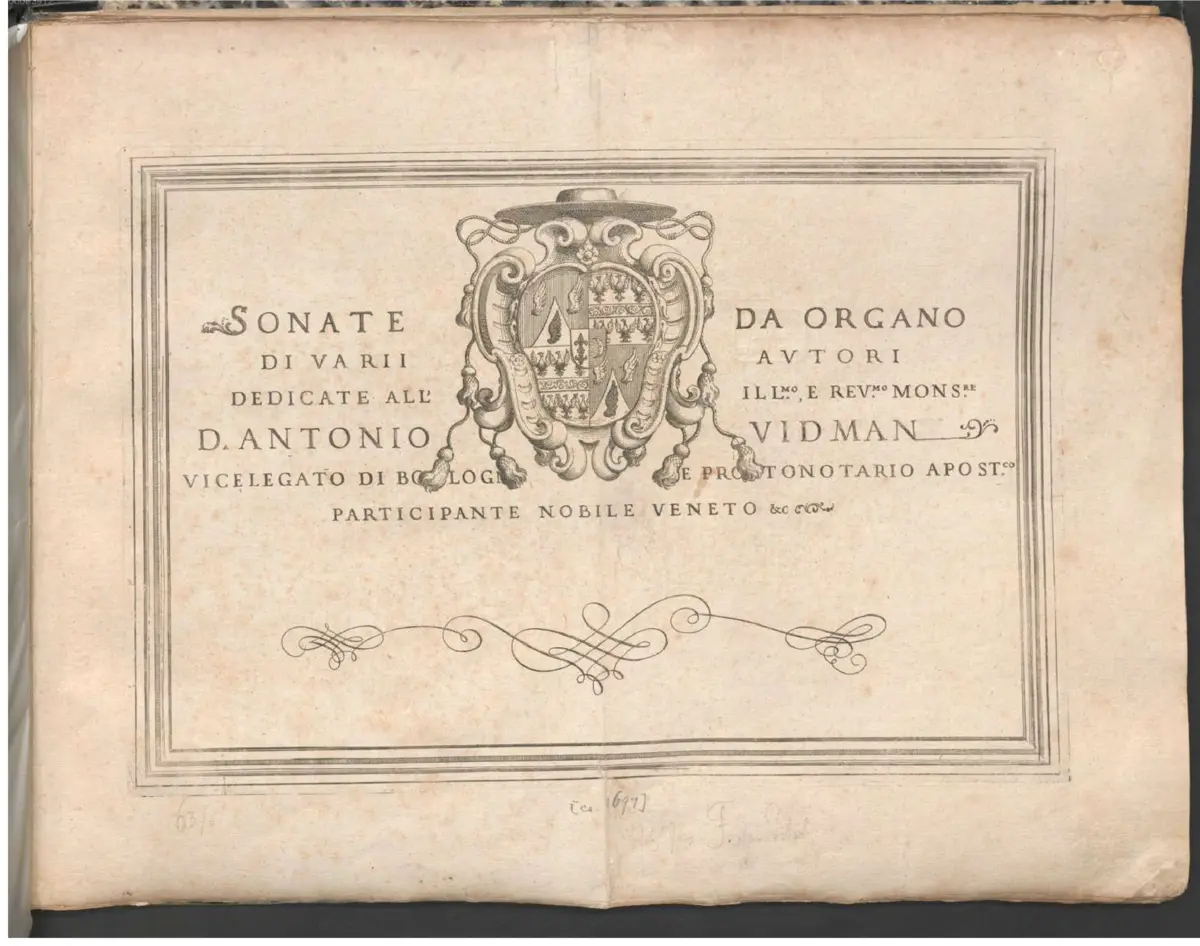 18 Sonate da organo di varii autori - Page 1