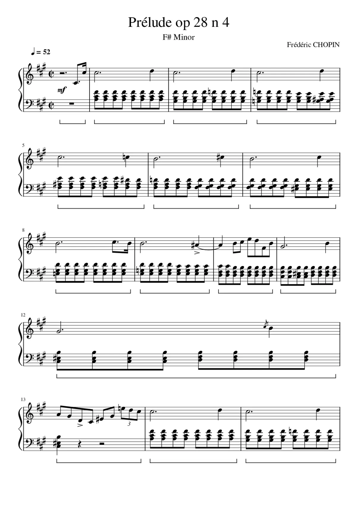 Preludes Op.28 - Page 1