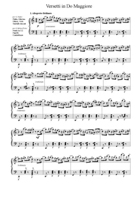 120 Versetti per organo