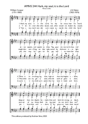 Hark, my soul! It is the Lord