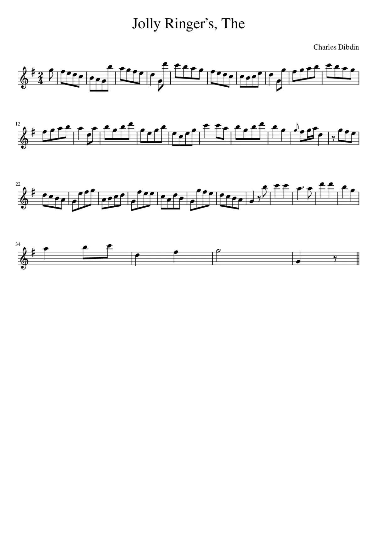 The Jolly Ringers - Page 1