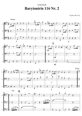 Baryton Trio in G major