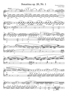 Piano Sonatina in C major Op.20 No.1