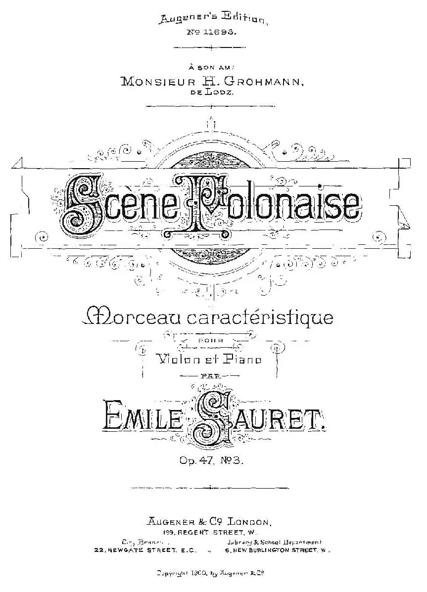 Morceaux caractéristiques - Page 1