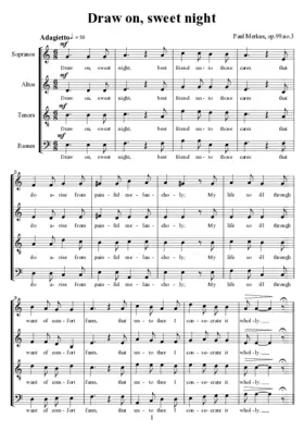 Draw on, sweet night