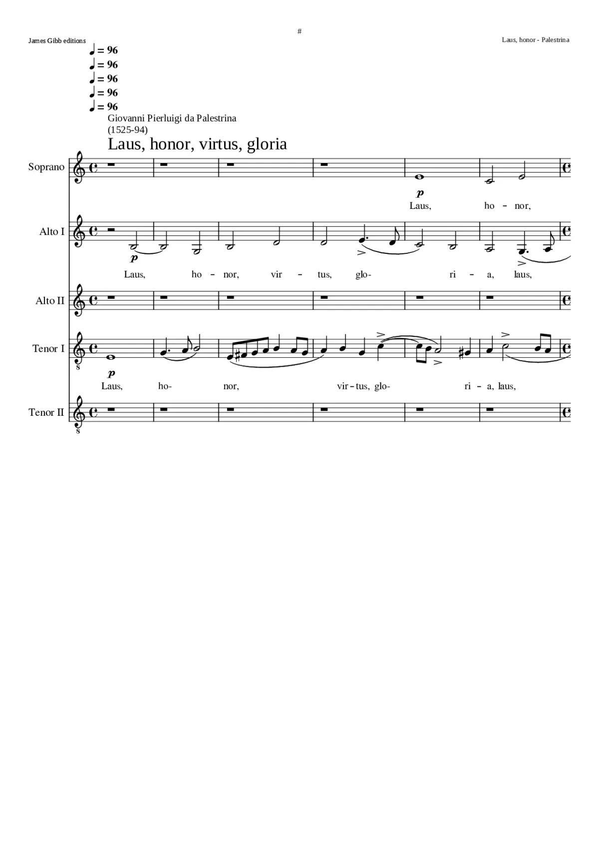 Laus honor virtus gloria - Page 1