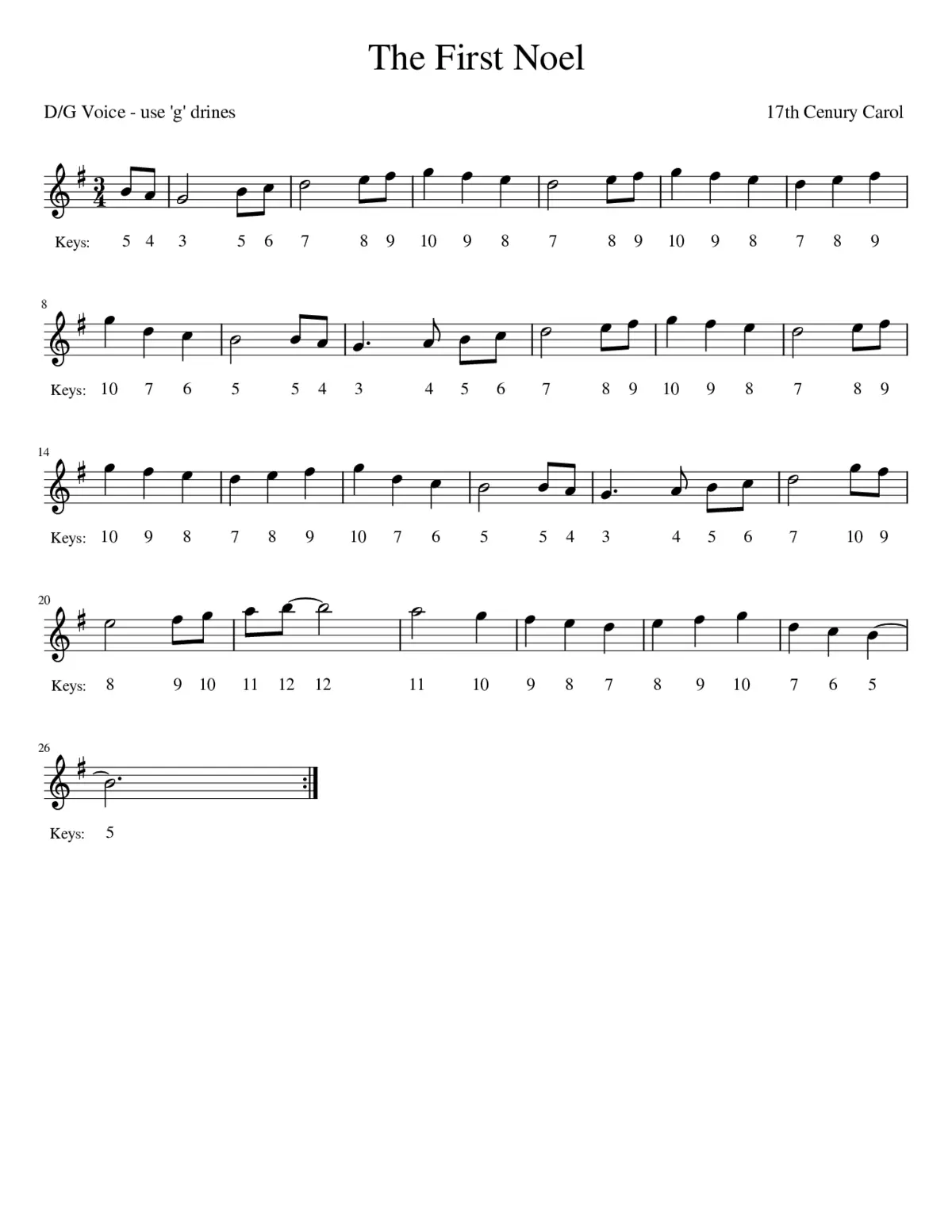 the first noel - Page 1