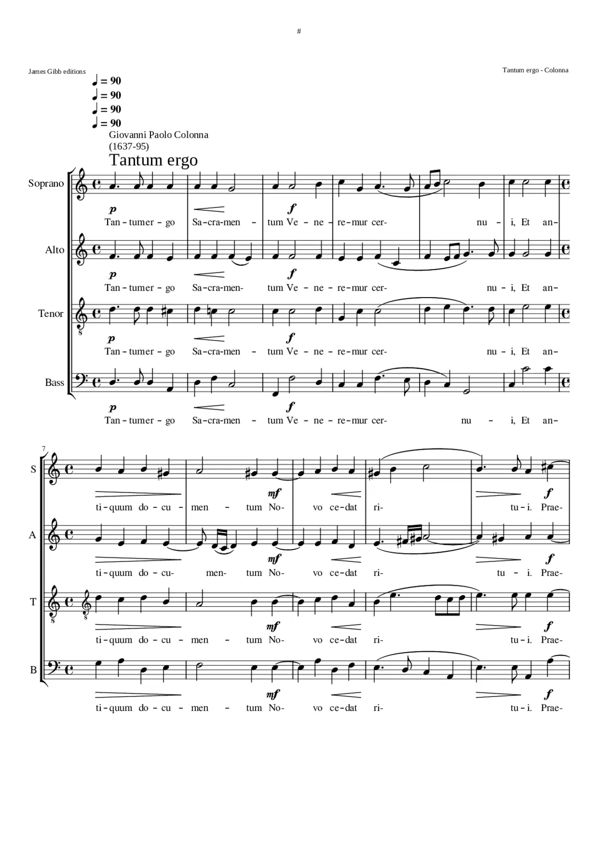 Tantum ergo - Page 1