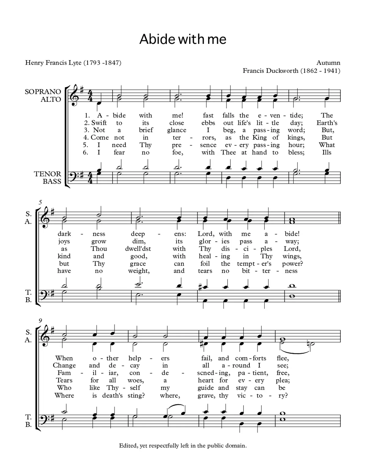 Abide with me - Page 1