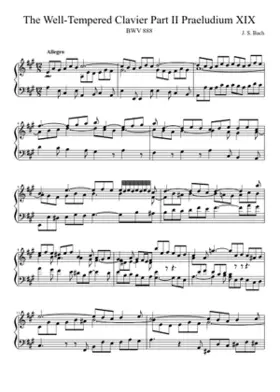 Prelude and Fugue in A major BWV 888