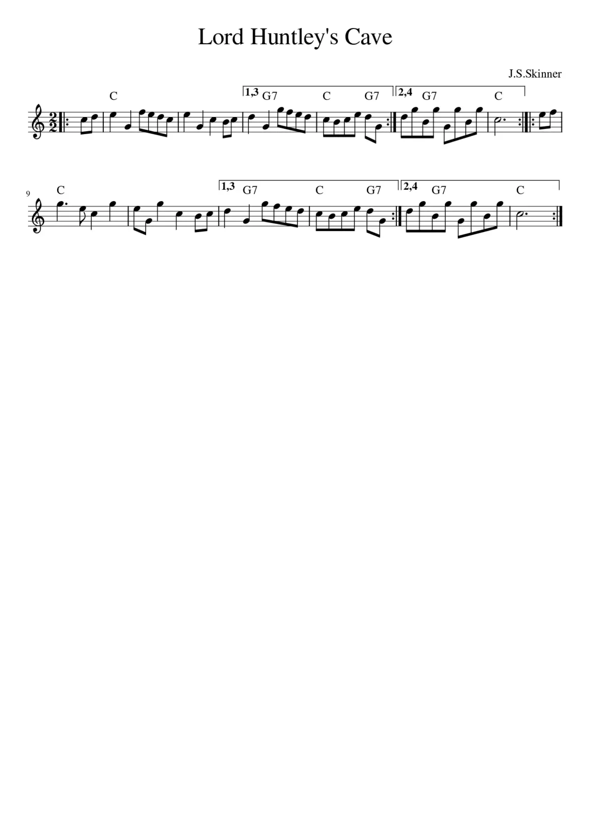 Lord Huntley's Cave - Page 1