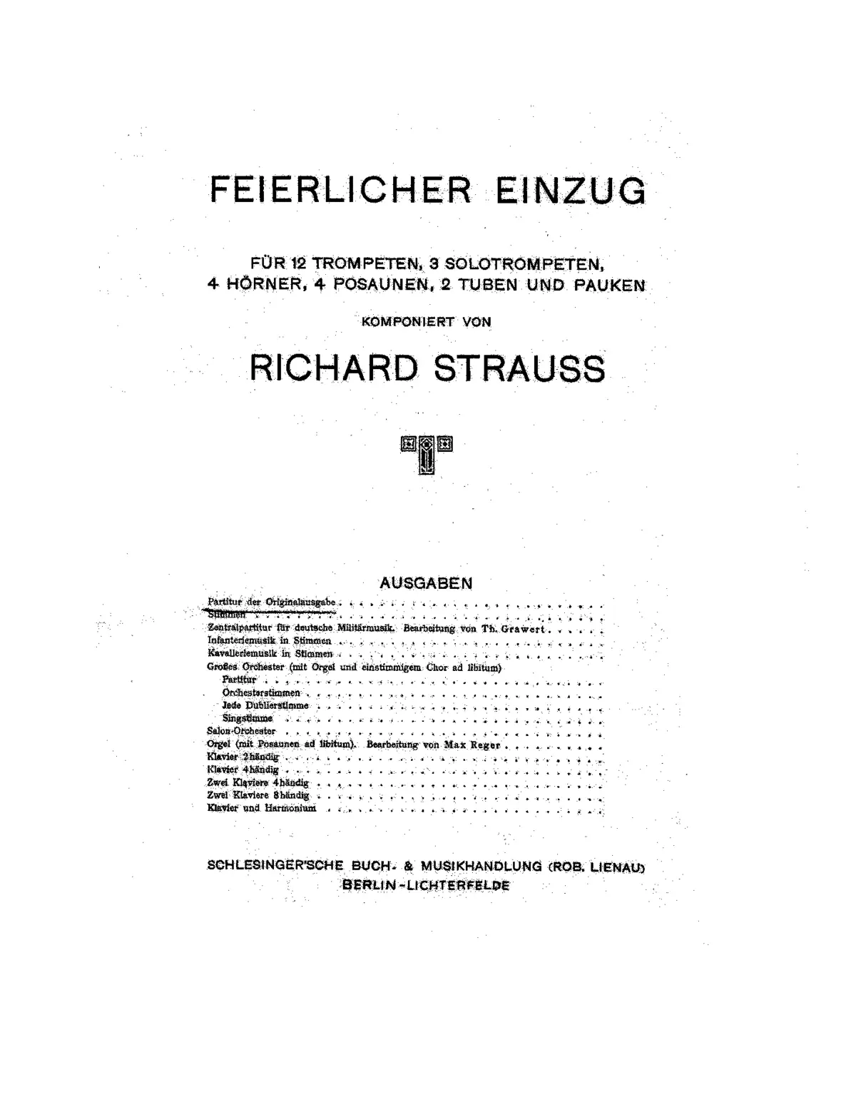 Feierlicher Einzug der Ritter des Johanniter-Ordens - Page 1