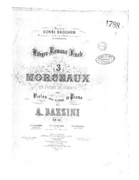 3 Morceaux en Forme de Sonate