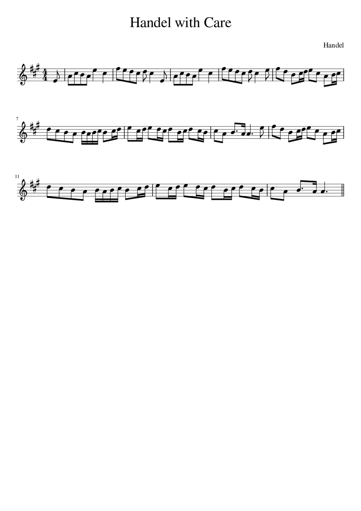 Handel with Care - Page 1