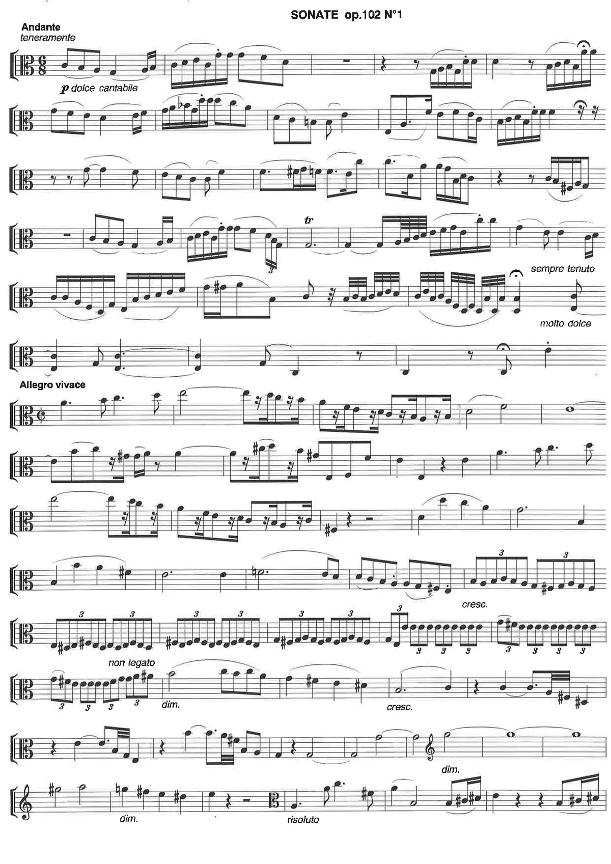 Cello Sonata No.4 - Page 1