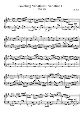 Goldberg-Variationen BWV 988