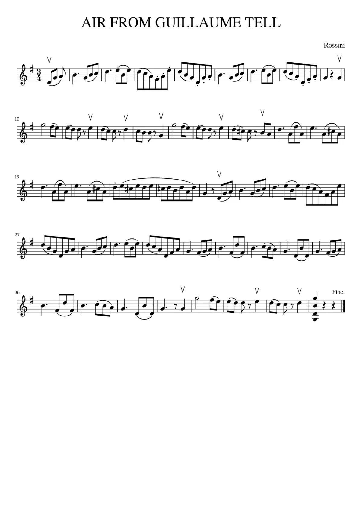 Guillaume Tell - Page 1