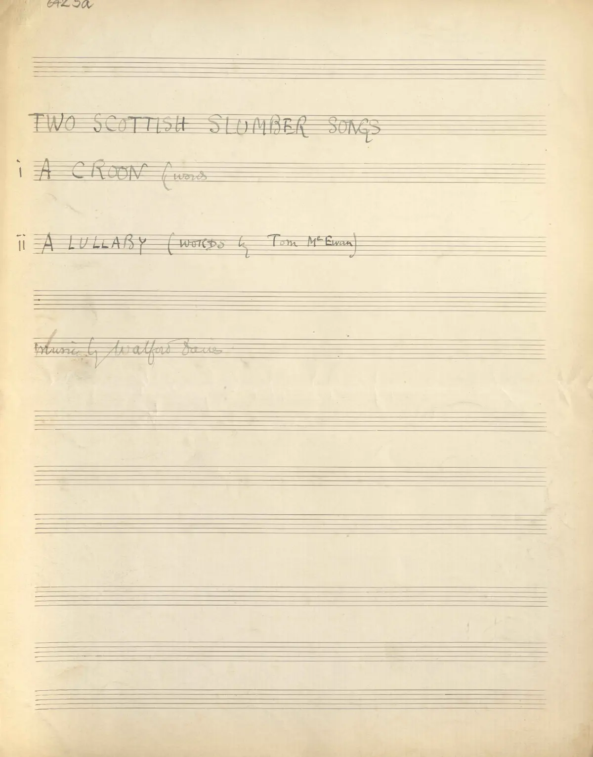 2 Scottish Slumber Songs - Page 1