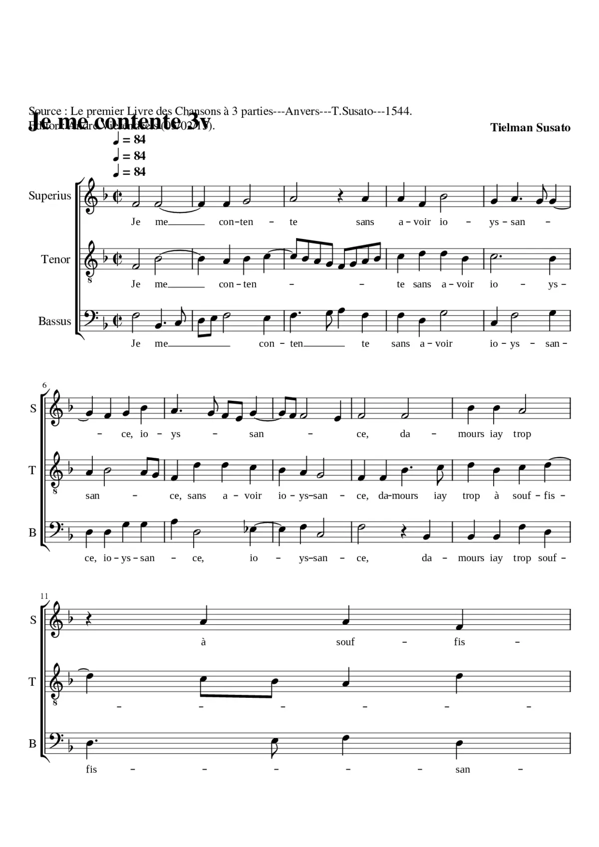 Je me contente - Page 1