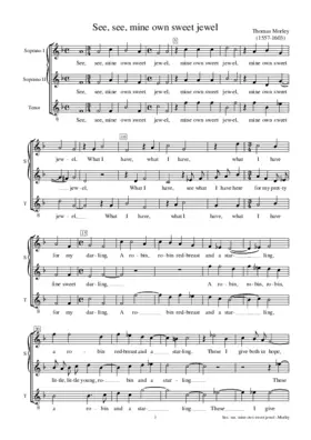 See, mine own sweet jewel