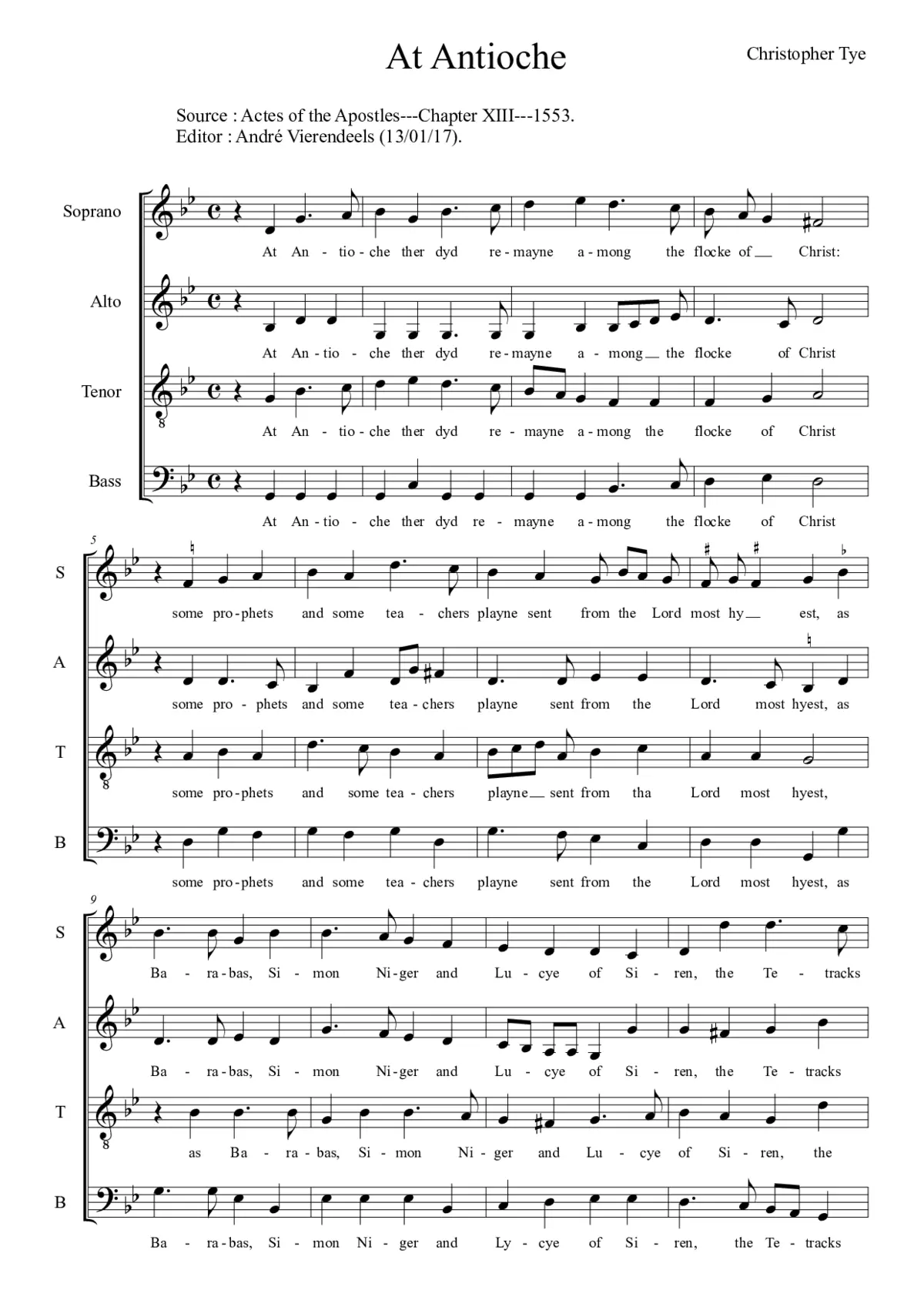 At Antioche there dyd remayne - Page 1