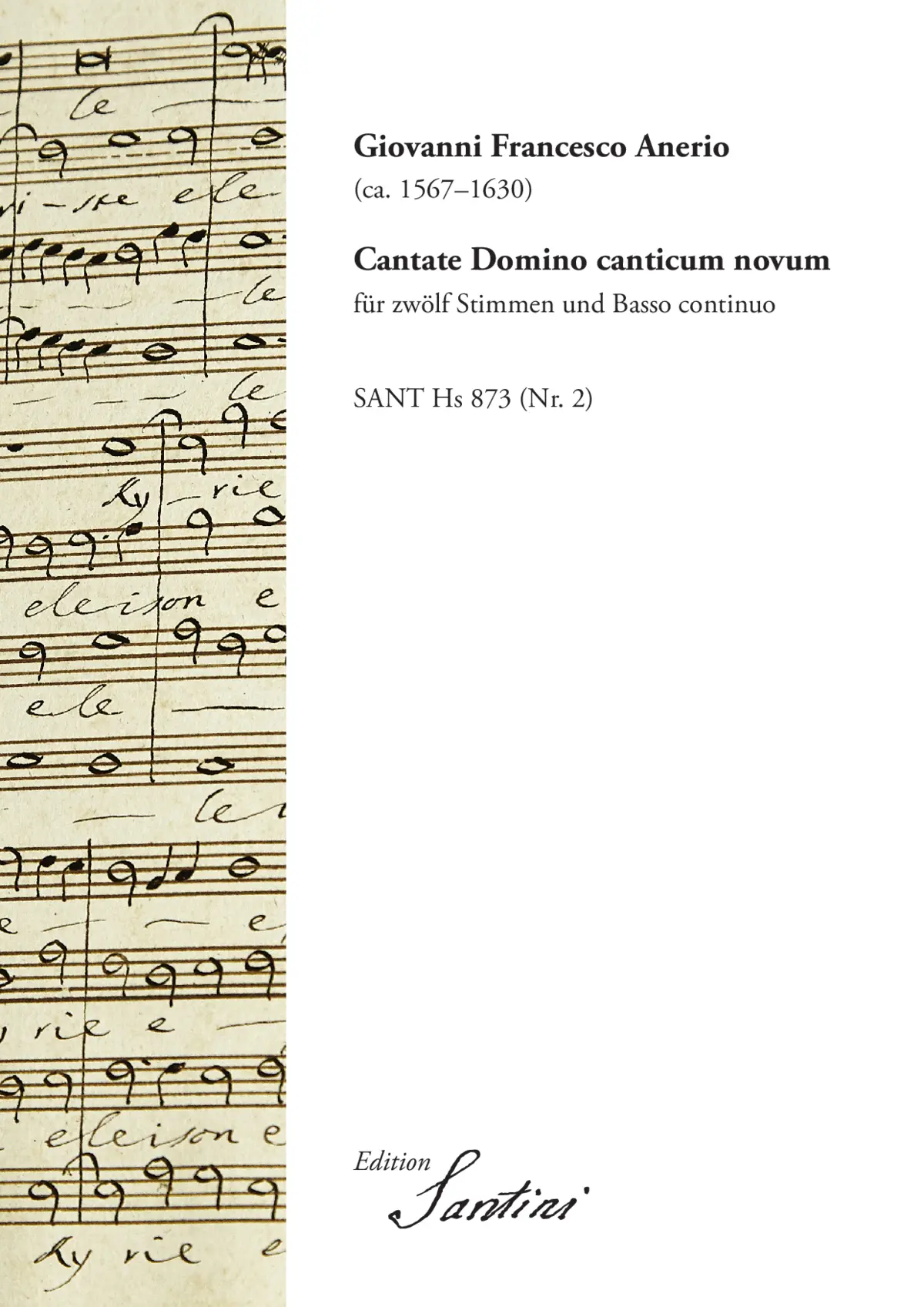 Cantate Domino canticum novum a 12 - Page 1