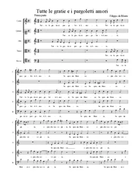 Tutte le gratie e i pargoletti amori