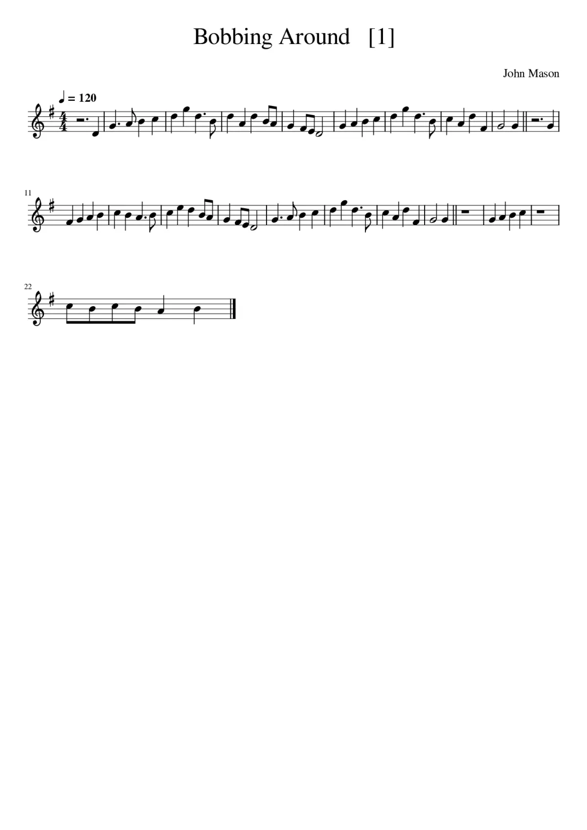 Bobbing Around - Page 1