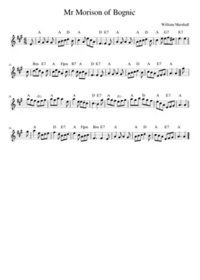 Mr Morison of Bognic