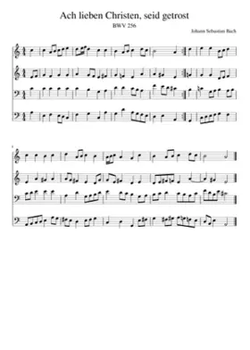 Ach lieben Christen seid getrost