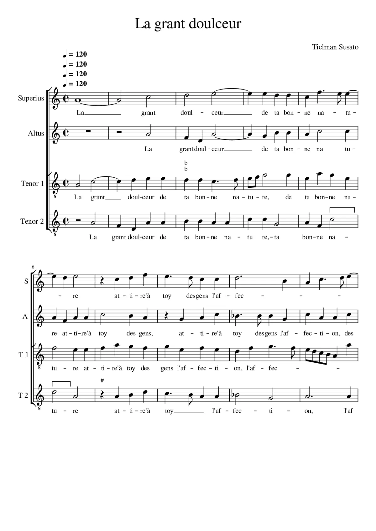 La grant doulceur - Page 1