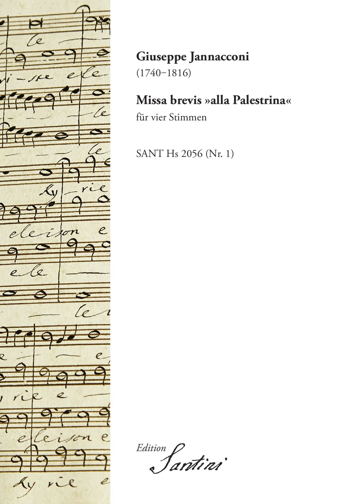 Missa brevis alla Palestrina - Page 1