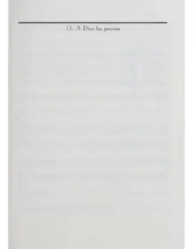 A Dios las gracias
